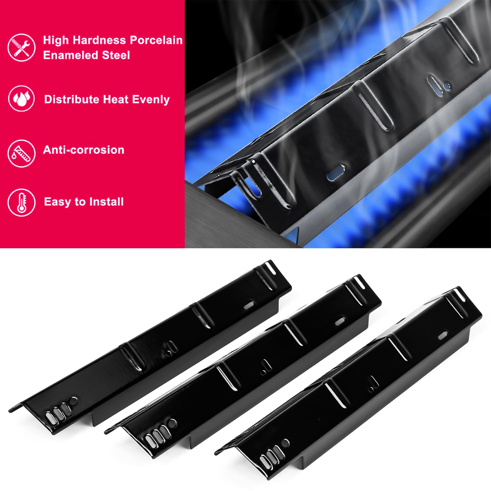 Uniflasy diamond cast iron grate for Dyna-Glo delivers sear potential