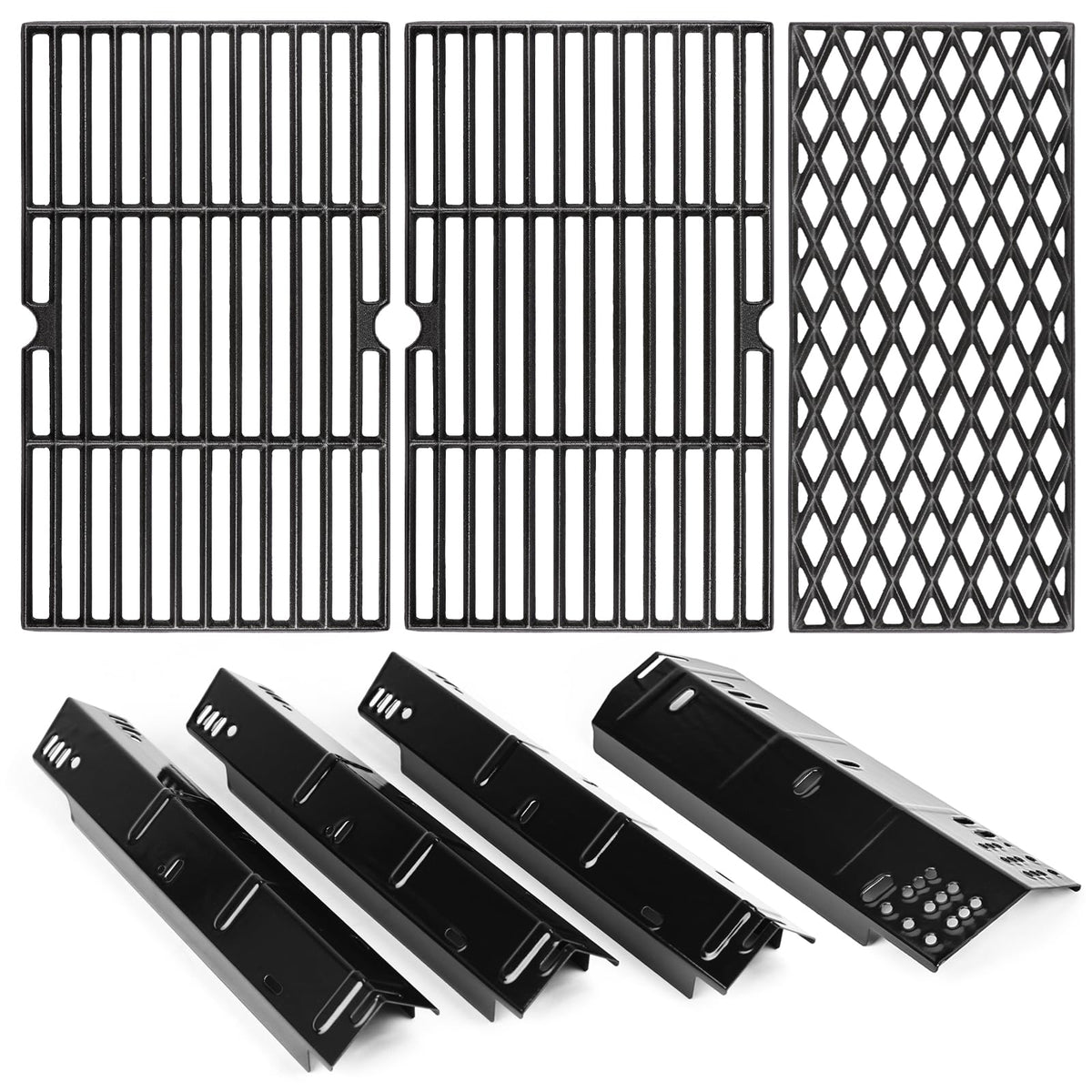 Uniflasy porcelain steel heat plate for Dyna-Glo delivers even heat
