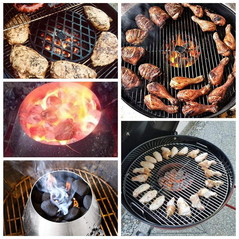 Smooth non-stick surface simplifies cleaning after grilling sessions.