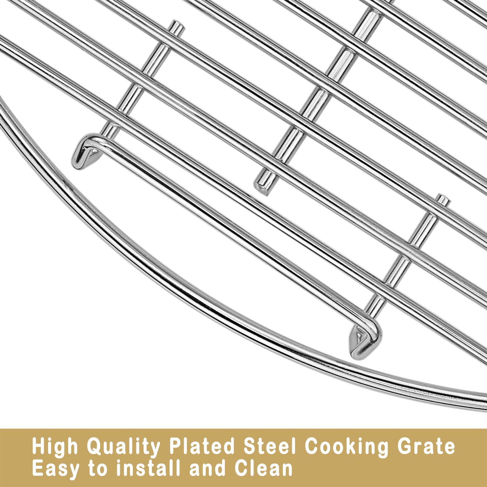 Uniflasy raised side handles for easy removal during grilling.