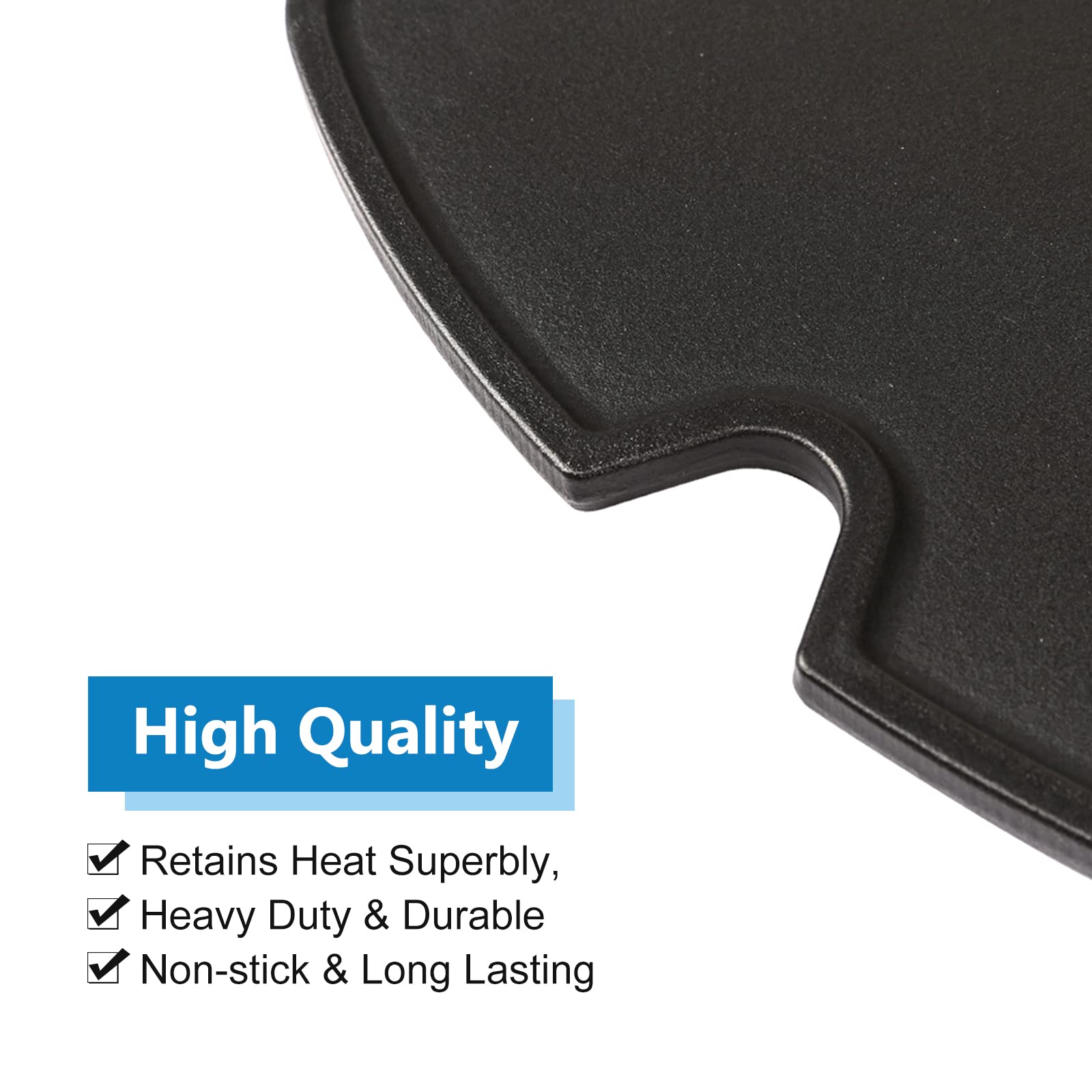 Uniflasy easy-installation griddle upgrades Weber Traveler without replacing existing parts.