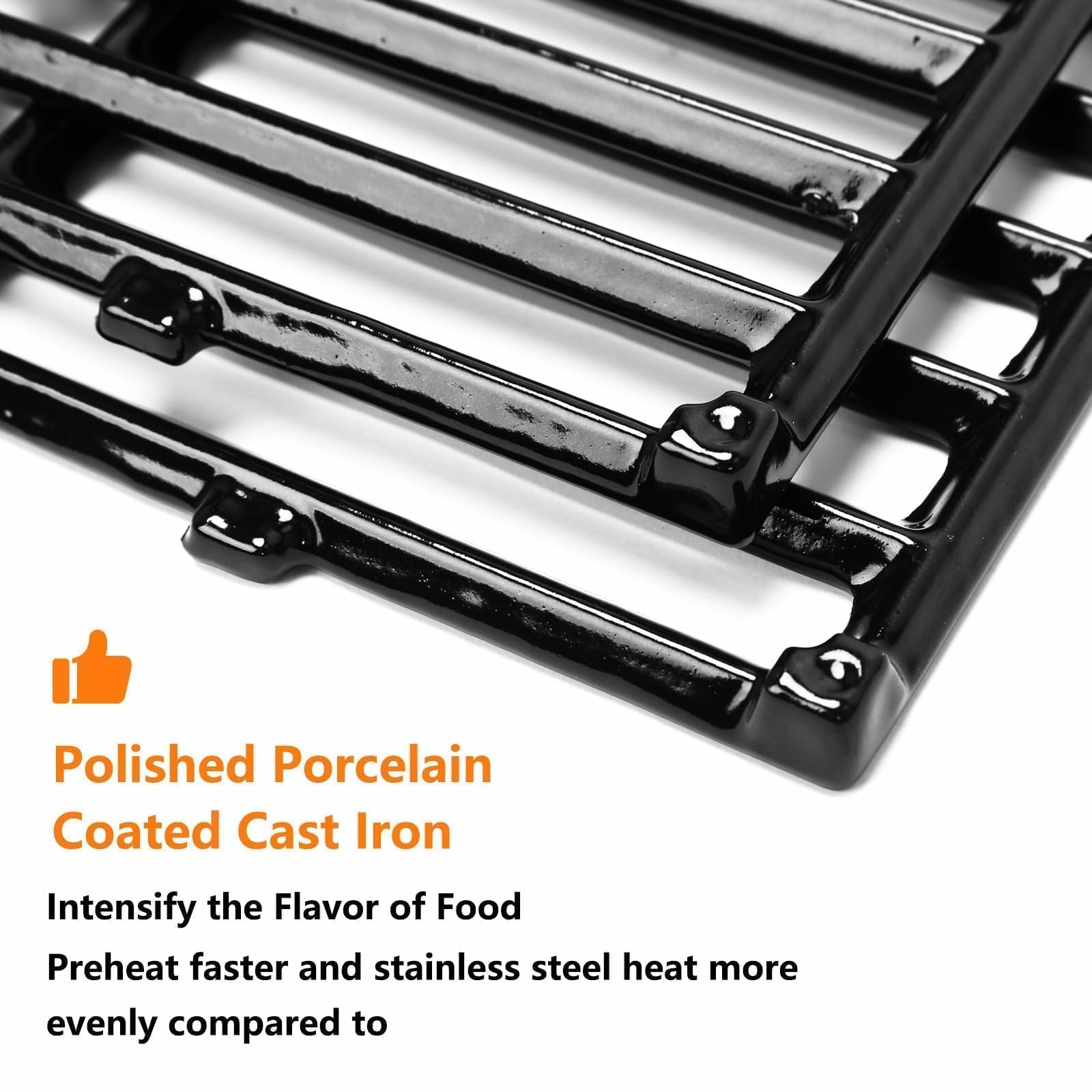 Even heat distribution on Uniflasy Weber Spirit grate