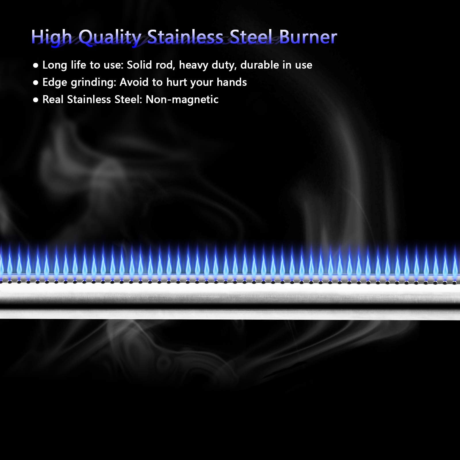 Uniflasy even-heat design promotes consistent cooking across the surface.