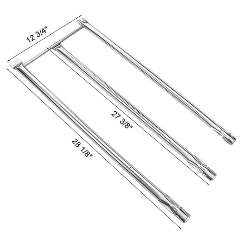 Uniflasy porcelain-enameled flavorizer bars — long-lasting heat distribution.
