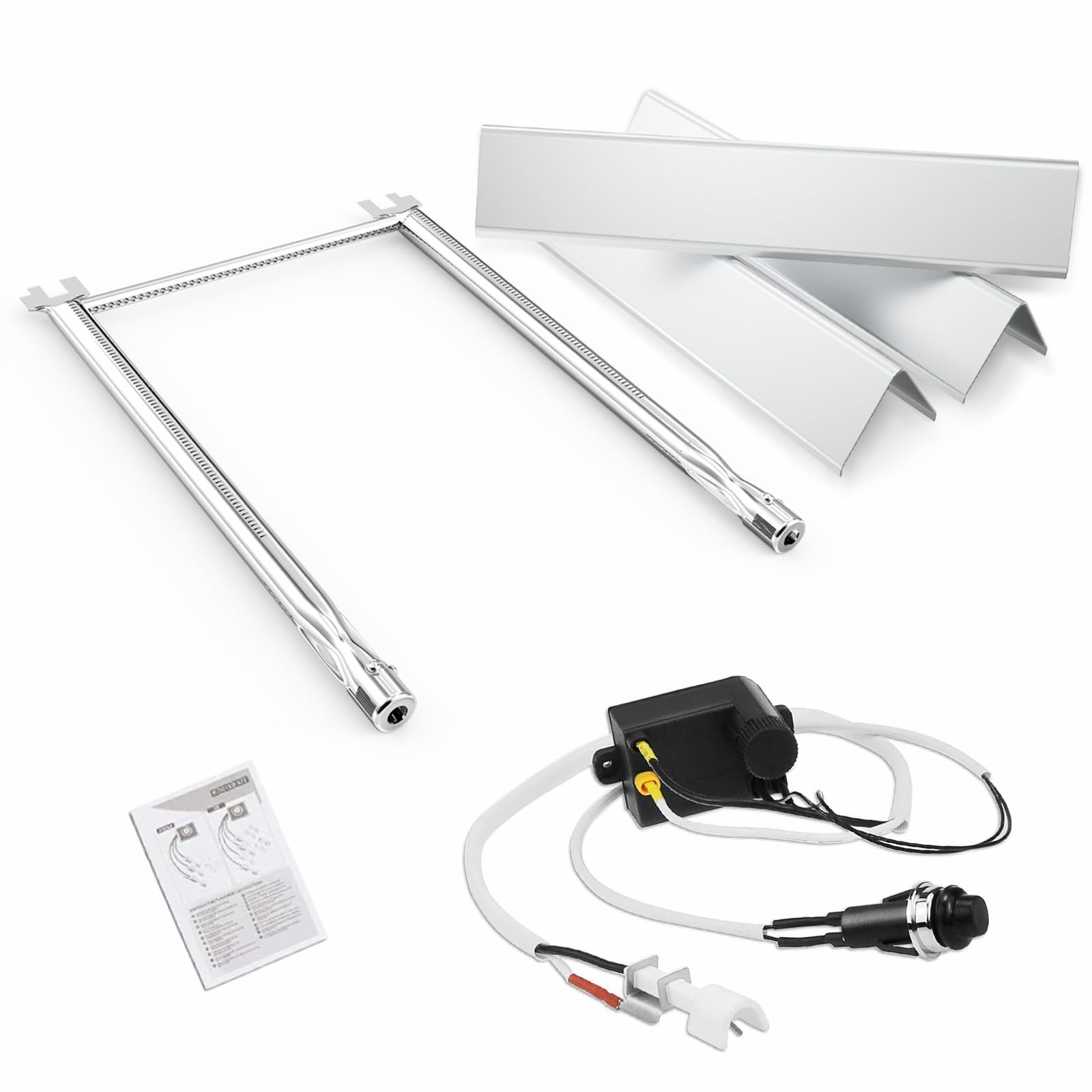 Uniflasy flavorizer bars for Weber 7635 improve heat distribution and protection.