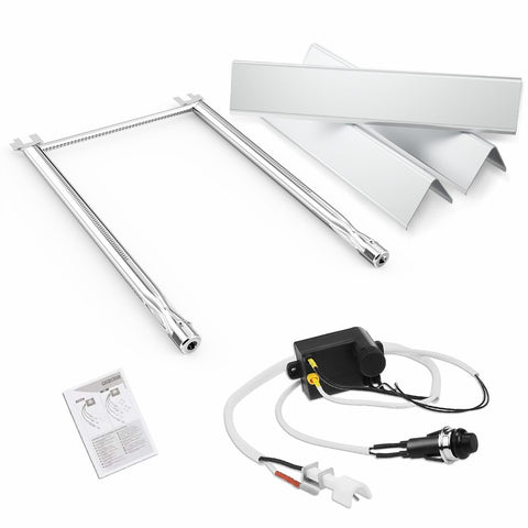 Uniflasy flavorizer bars for Weber 7635 improve heat distribution and protection.