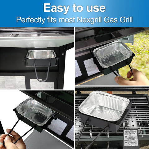 Uniflasy aluminum foil liner 15-pack eases grill cleanup