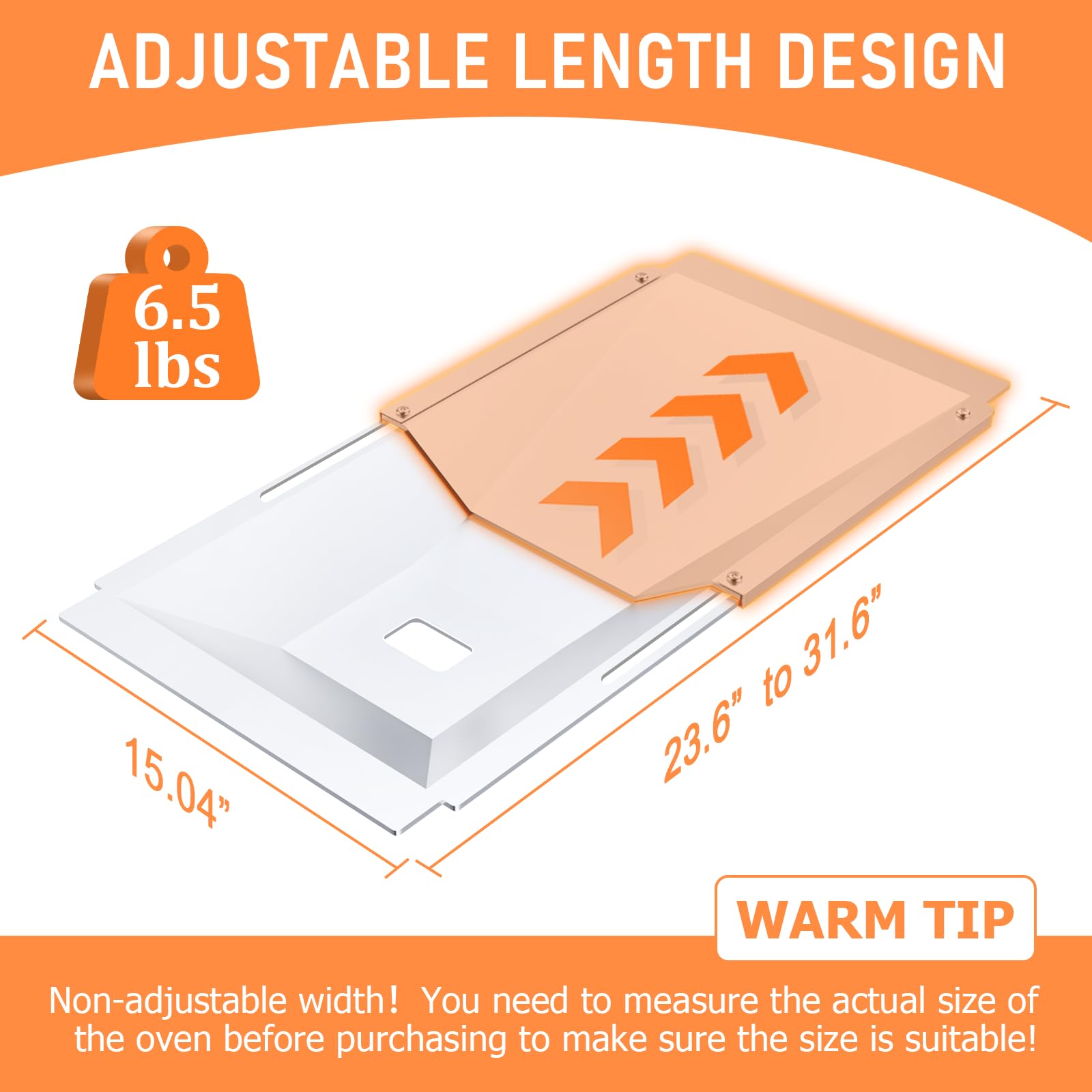 Uniflasy grease tray durable-metal; heat-resistant and rust-proof construction.