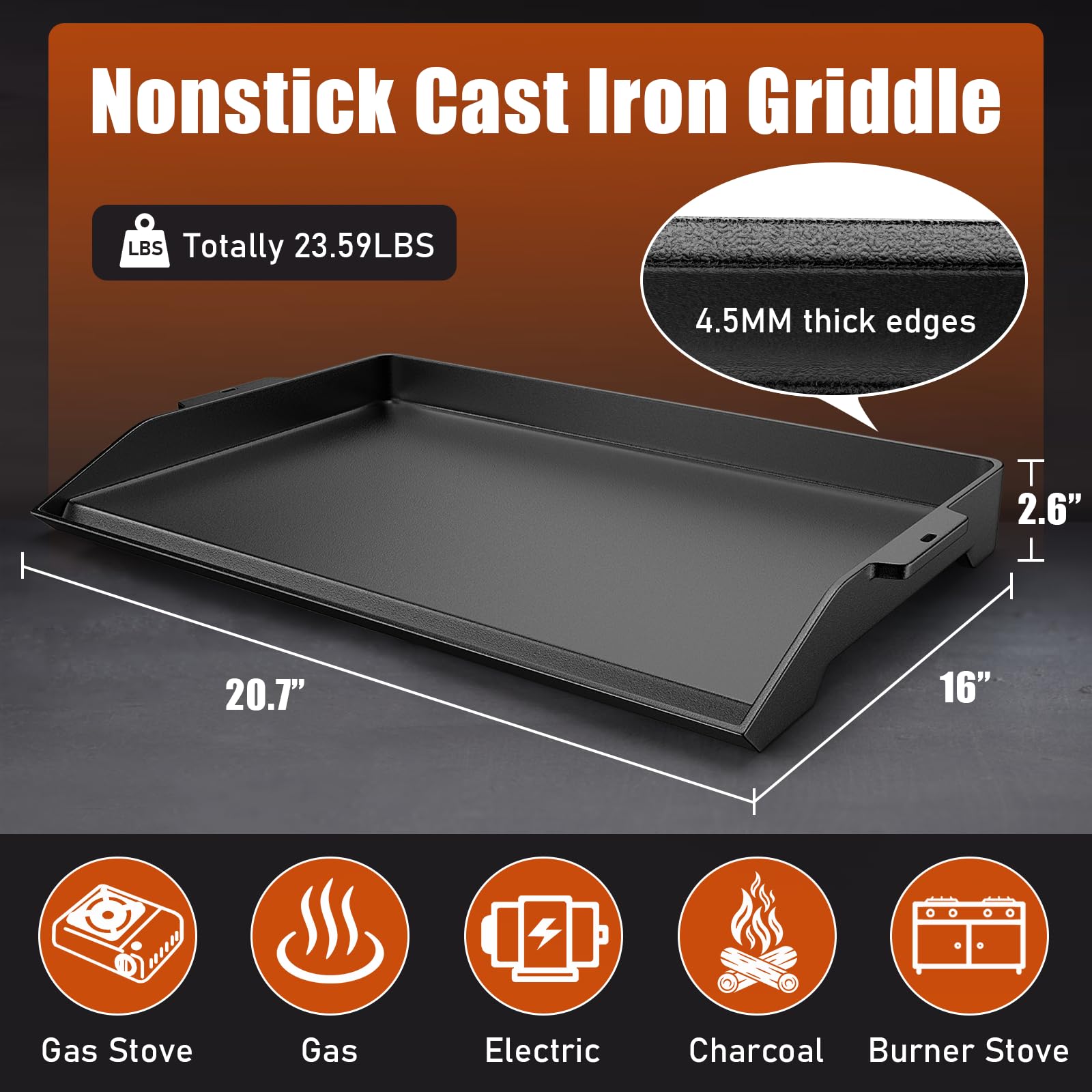Uniflasy griddle demonstrates universal fit across Weber Genesis II and other grills.