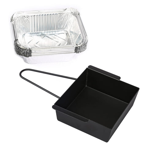 Uniflasy Nexgrill drip pan attached for easier grease management