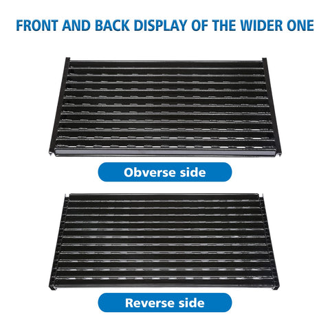 Uniflasy grates with porcelain-enameled coating, durable and easy to clean