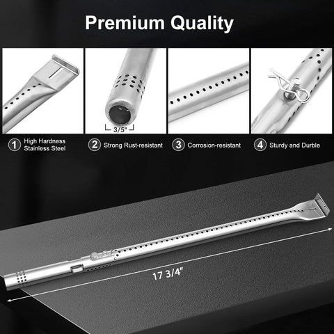 Uniflasy stainless steel heat plates for Char-Broil 4-burner offer corrosion resistance