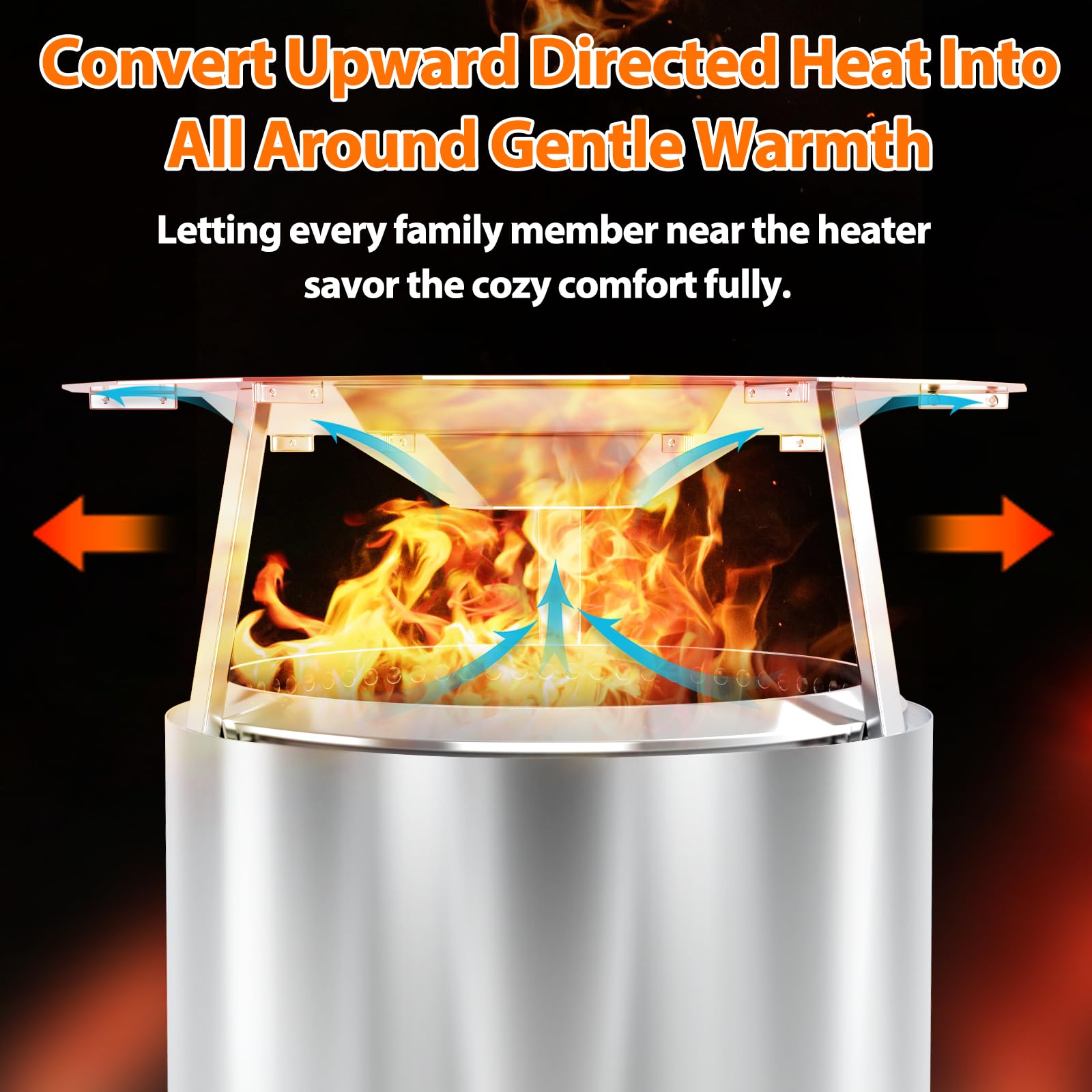 Durable 304 stainless steel construction of Uniflasy heat deflector