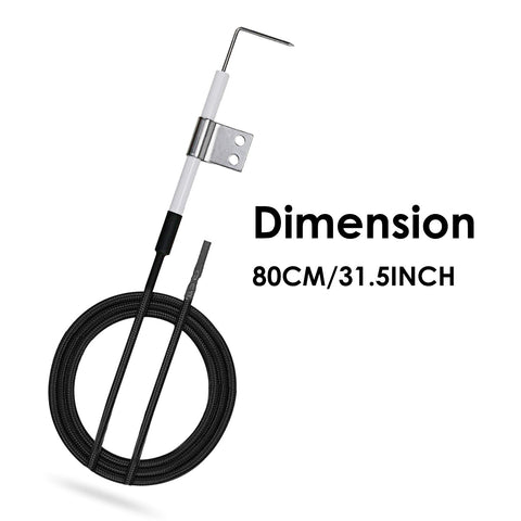 Heat resistant coating on ignition wire for safe durability.