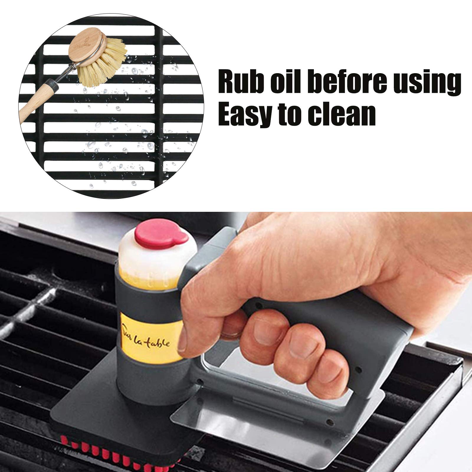 Uniflasy heat retention detail highlights even heating across the grill.