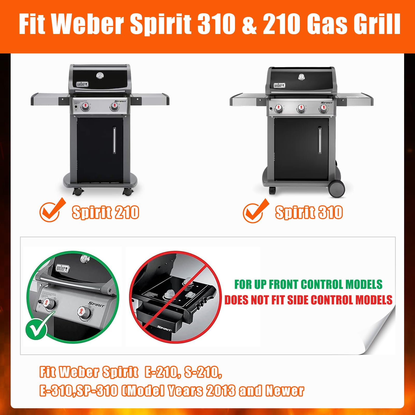Uniflasy igniter module for Weber Spirit Up Front controls, reliable start