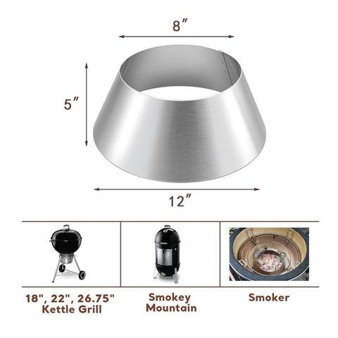 Efficient charcoal design extends burn time and maximizes heat output.