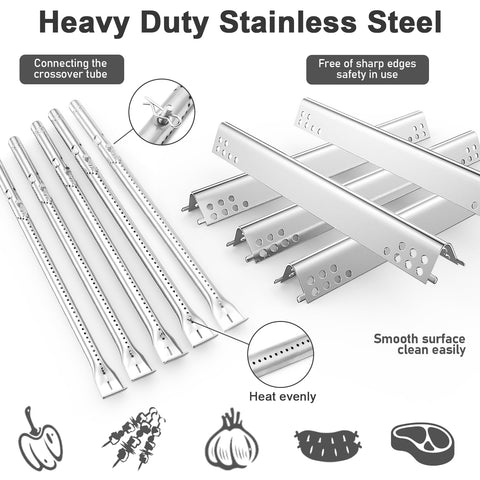 Uniflasy repair kit in the box includes burners, plates, and tubes