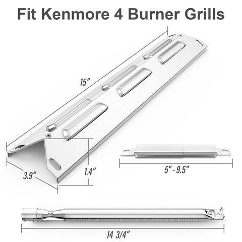 Uniflasy Kenmore heat plates stainless for even cooking and corrosion resistance