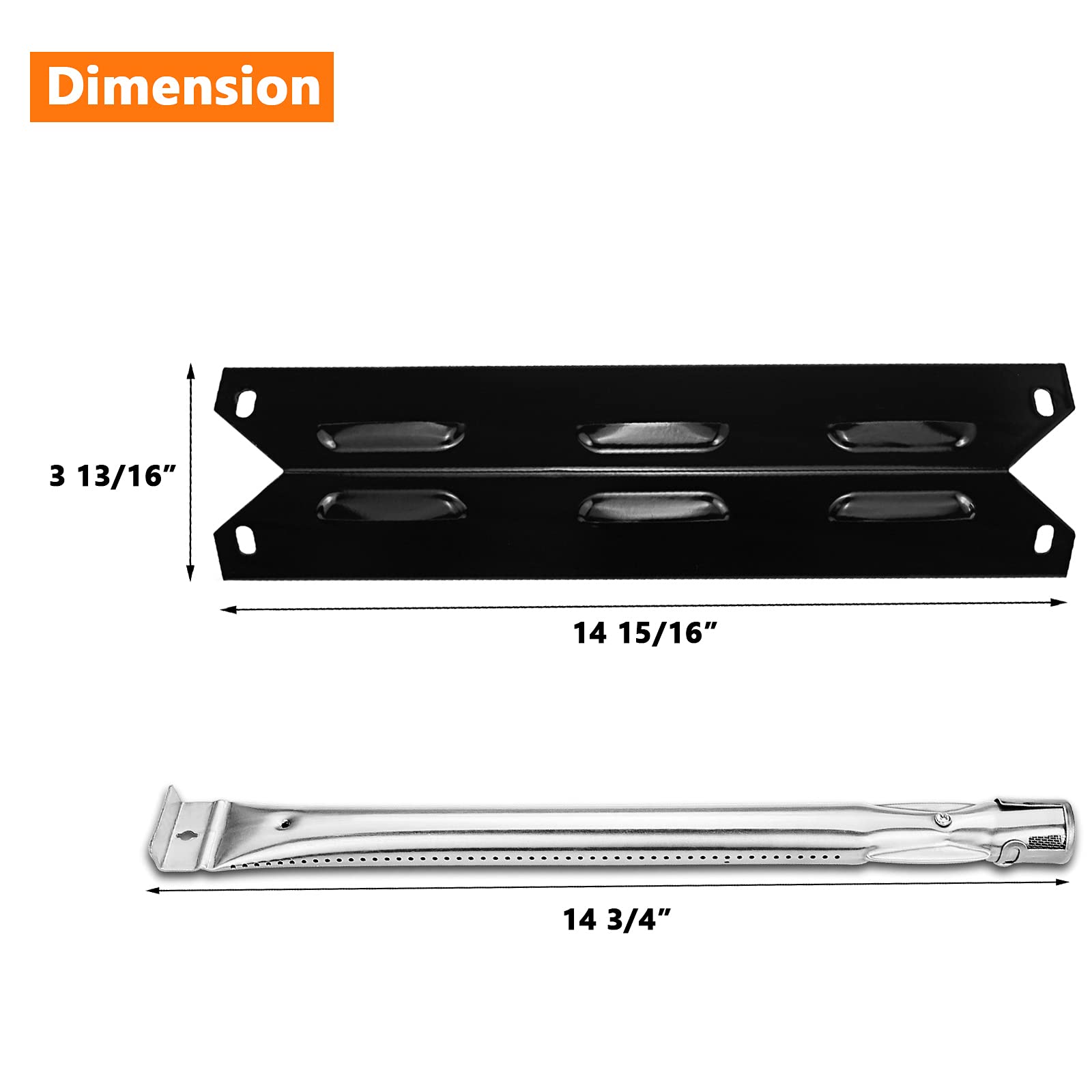 Uniflasy Kenmore heat plates replace worn shields for even cooking.