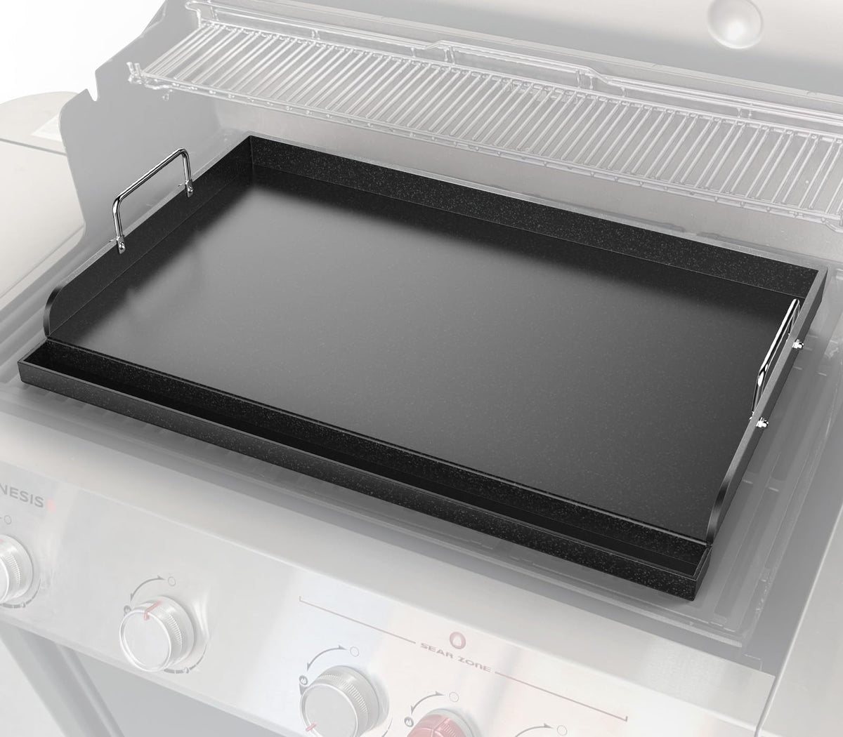 Uniflasy nanoceramic coating griddle demonstrates durability and nonstick at high heat.