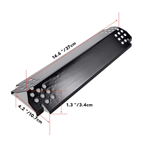 Uniflasy Nexgrill 720-0888 heat plates stabilize heat across the grill surface.