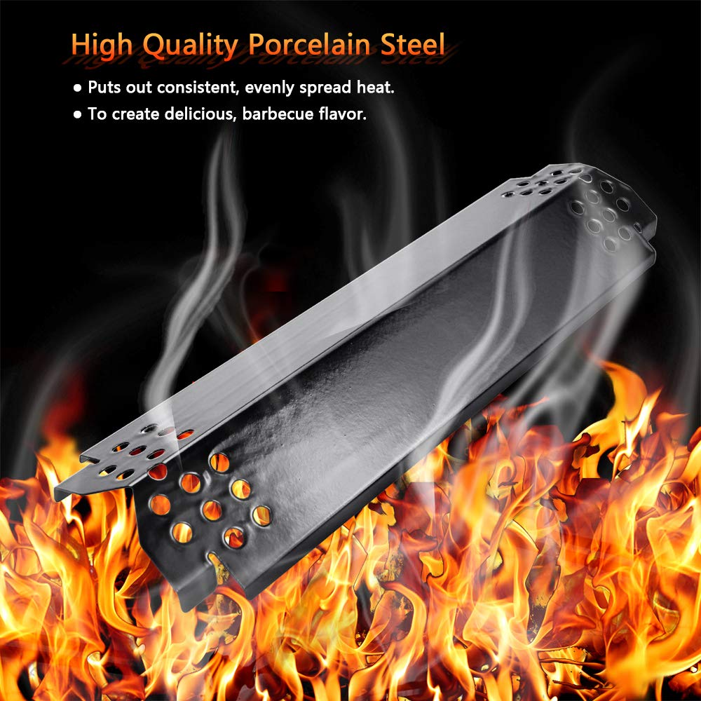 Uniflasy Nexgrill 720-0898 heat plates offer affordable replacement to revitalize grilling.