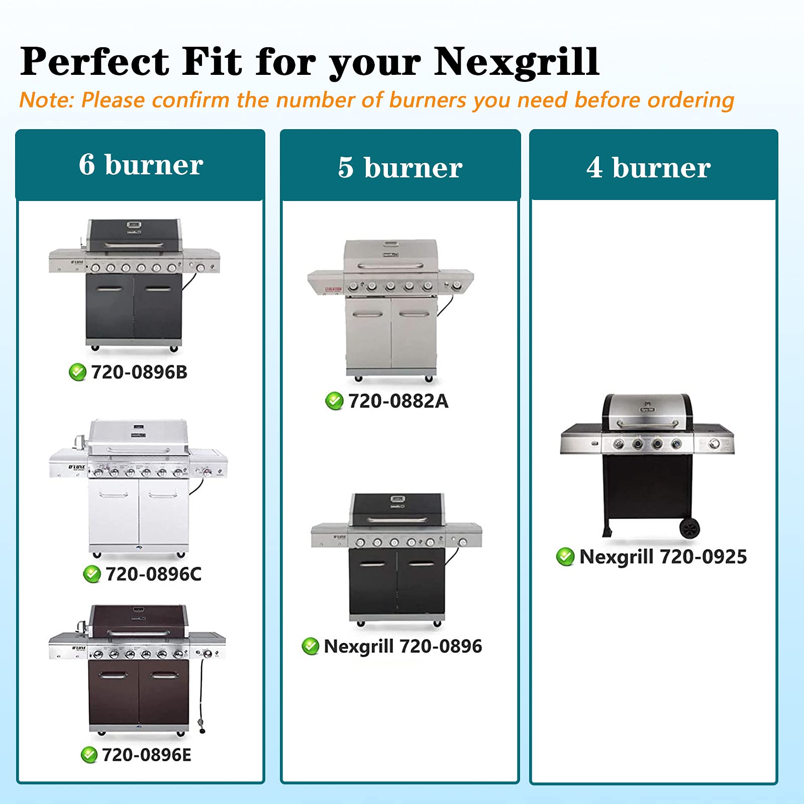 Uniflasy Nexgrill 720-0925P heat plates with porcelain enamel for steady heat