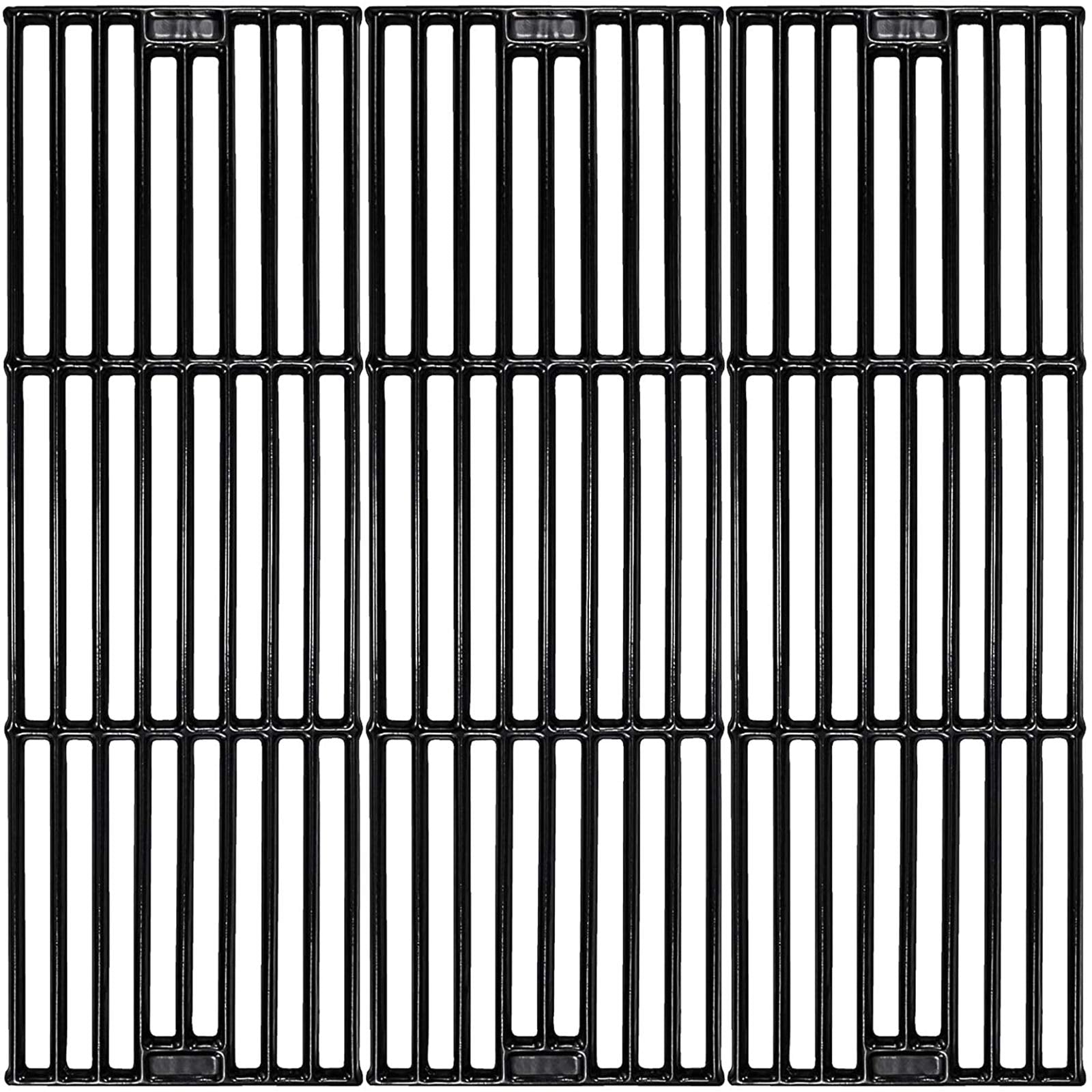 Uniflasy porcelain-coated cast iron grill grate for even heat and searing