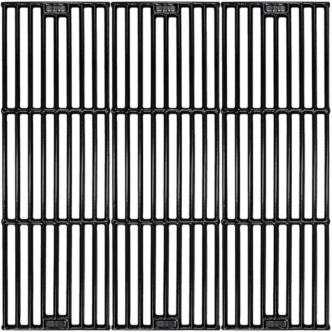 Uniflasy porcelain-coated cast iron grill grate for even heat and searing