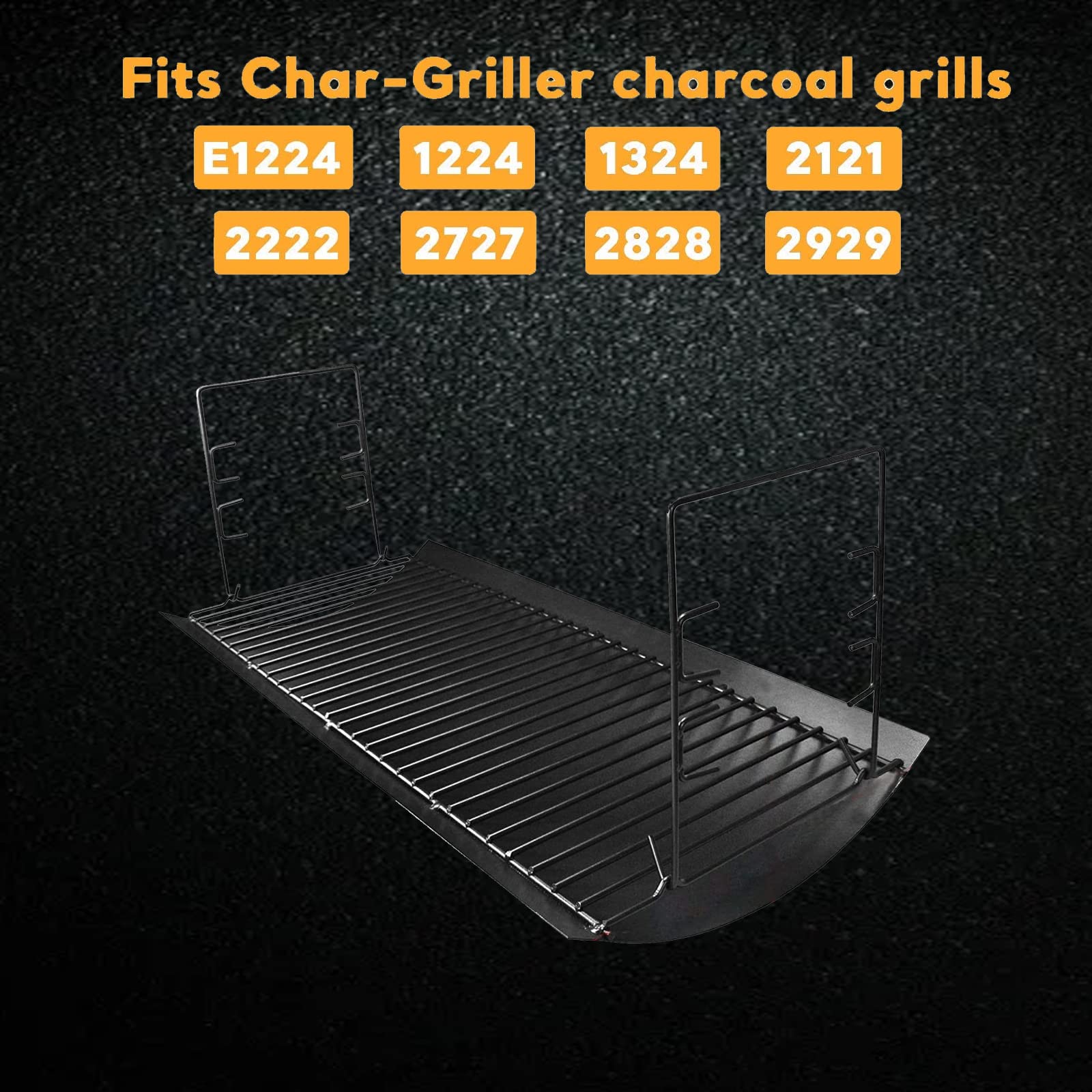 Porcelain-coated steel ash pan offers durable, rust-resistant surface