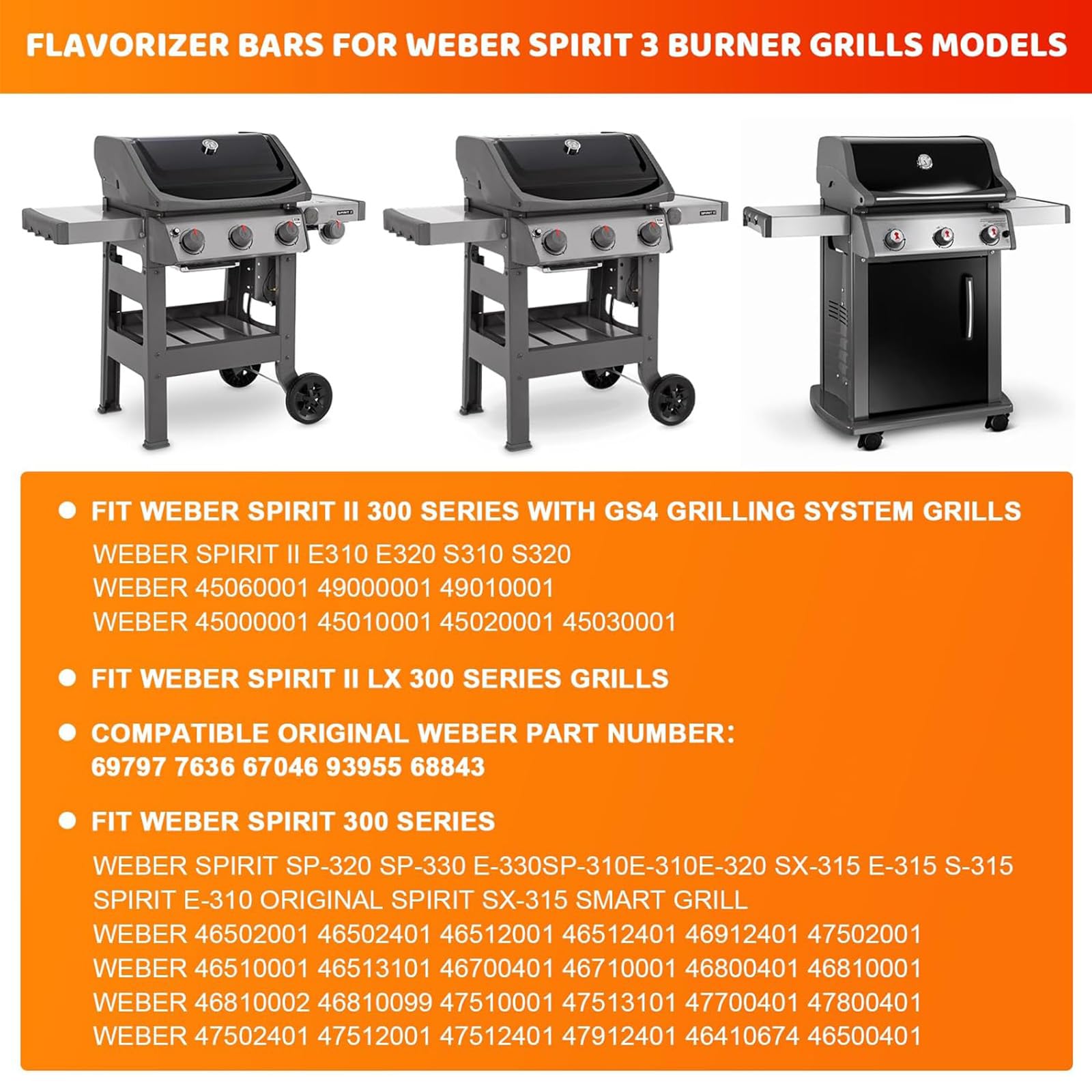 Uniflasy porcelain-enameled steel flavorizer bars offer durability and easier cleaning after grilling