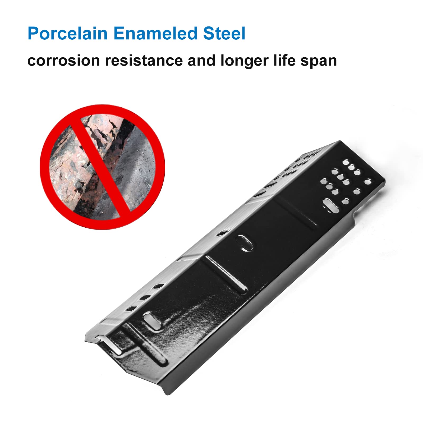 Porcelain steel construction highlights durability and long-lasting performance