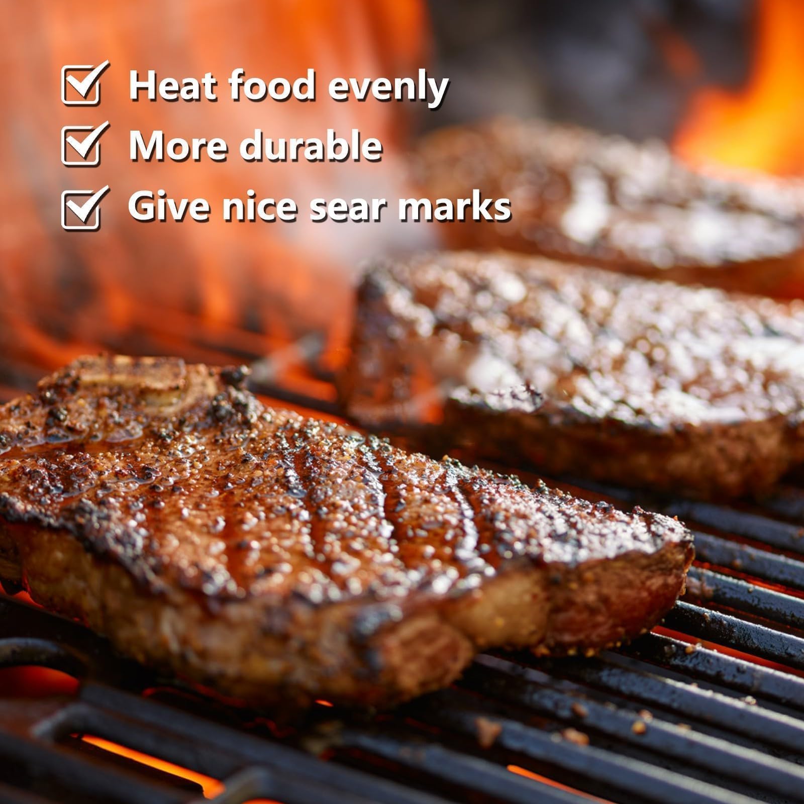 Grill grate sear performance for Weber Spirit 200 Series