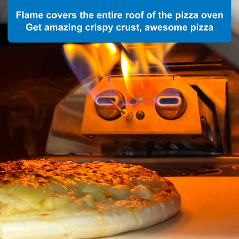 Uniflasy propane connection hose shows secure fuel transfer for quick startup.