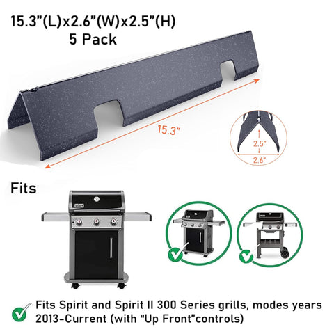 Uniflasy Spirit E310 burner tubes provide durable, consistent airflow