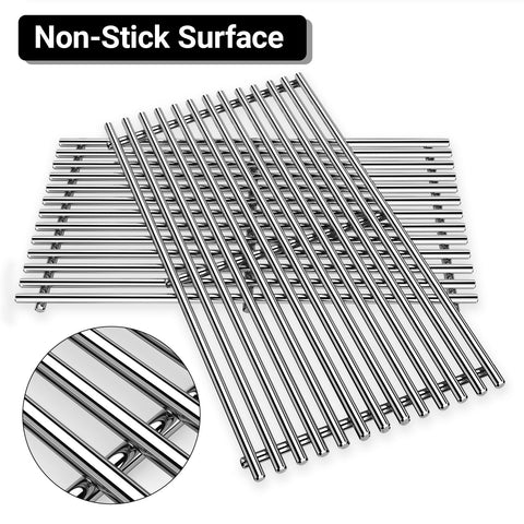 Smooth, easy-clean surface on Uniflasy Spirit grate after grilling