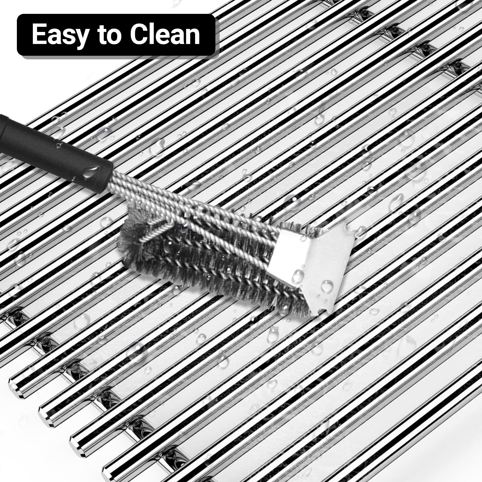 Even heat design on Uniflasy Spirit grate for uniform cooking