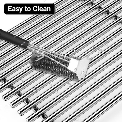 Even heat design on Uniflasy Spirit grate for uniform cooking