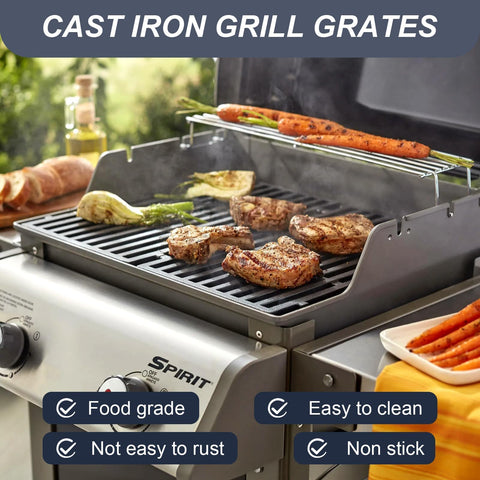 Spirit II 200 Series compatible grates in durable cast iron