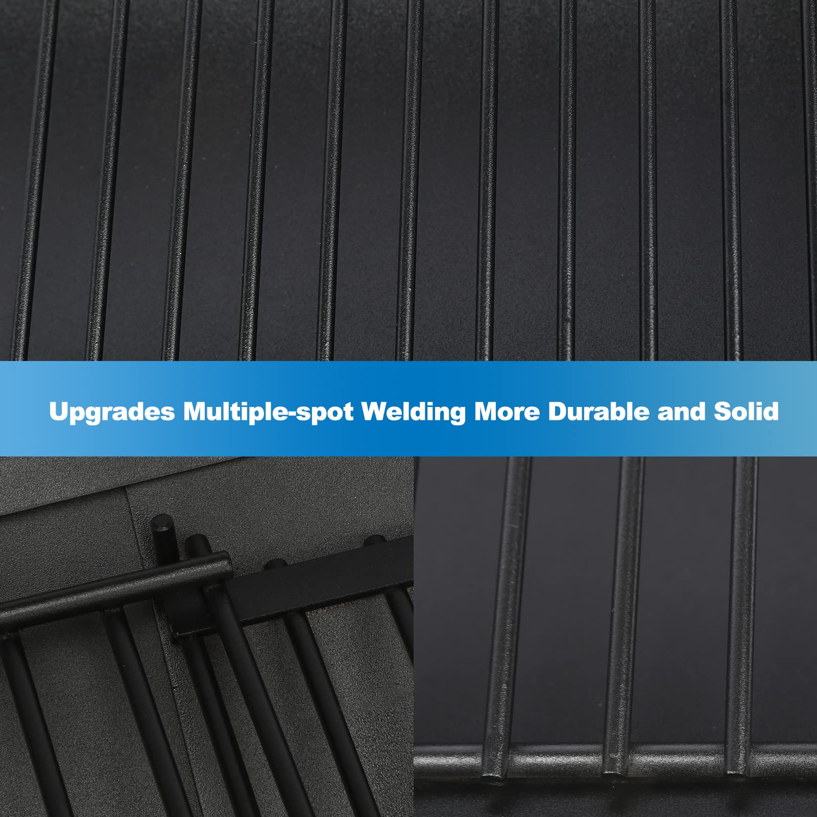 Uniflasy two grate hangers included for stable support