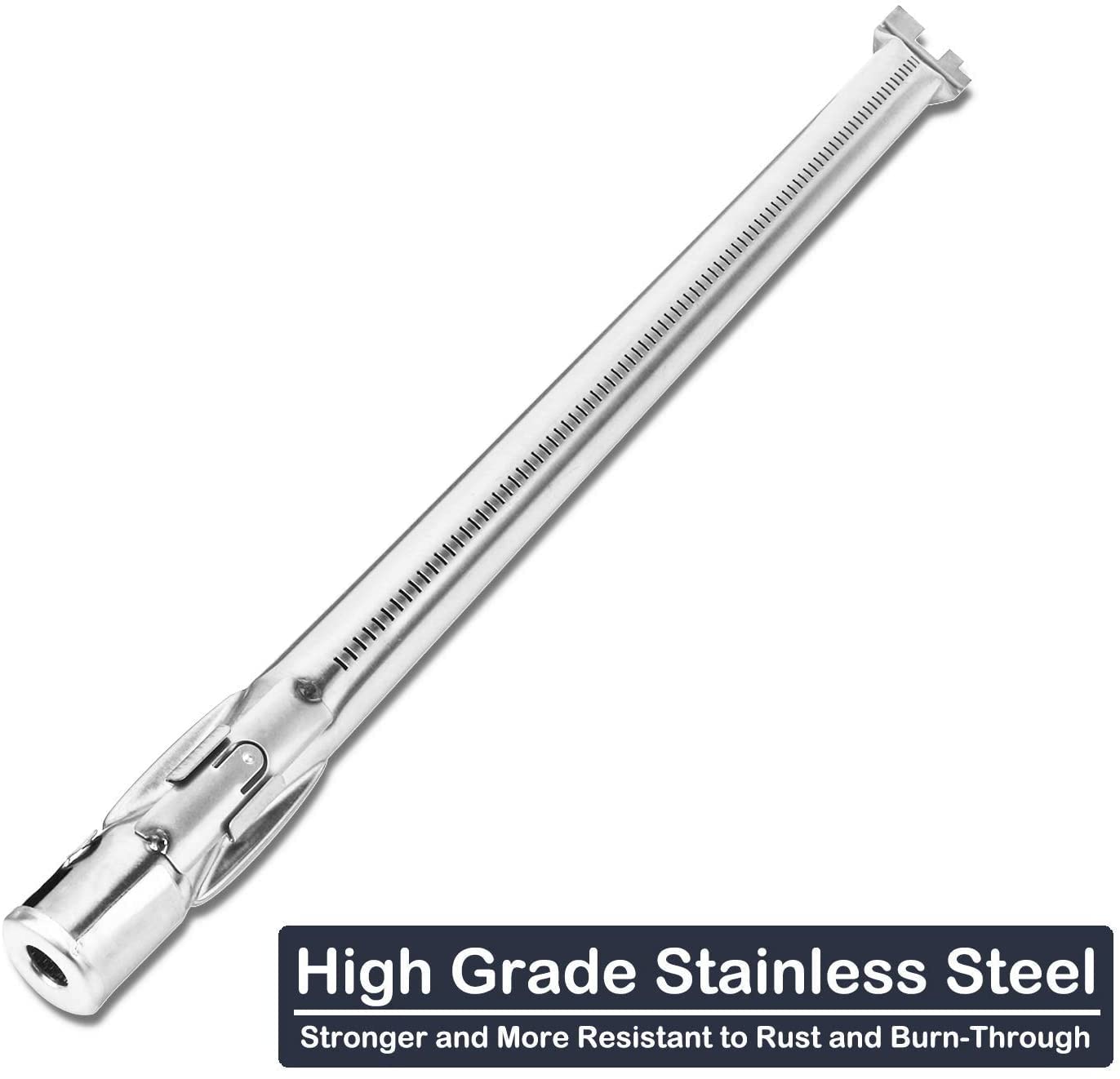 Uniflasy heat-resistant burner tubes for durable grilling