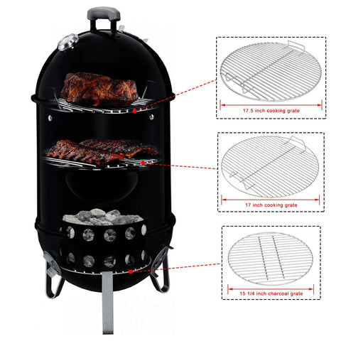 Uniflasy charcoal grate 63013, plated steel for longevity and even heat.