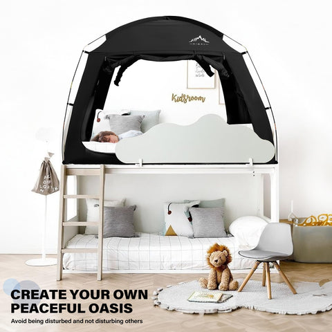 UNIHIMAL bed tent easy setup with removable poles