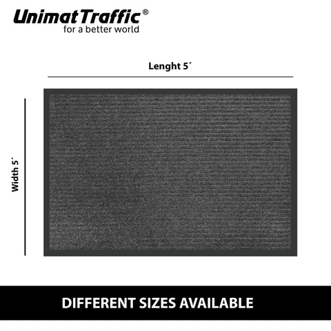 UNIMAT Traffic Guard mat showing non-slip rubber backing for stable placement