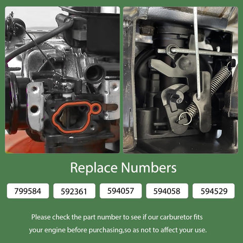 Unimore kit components including air filter and gaskets for reliable operation