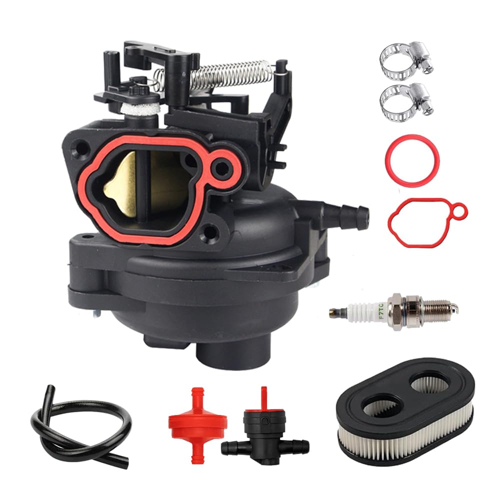 Unimore 799584 kit beside lawn mower for easy season tune-up