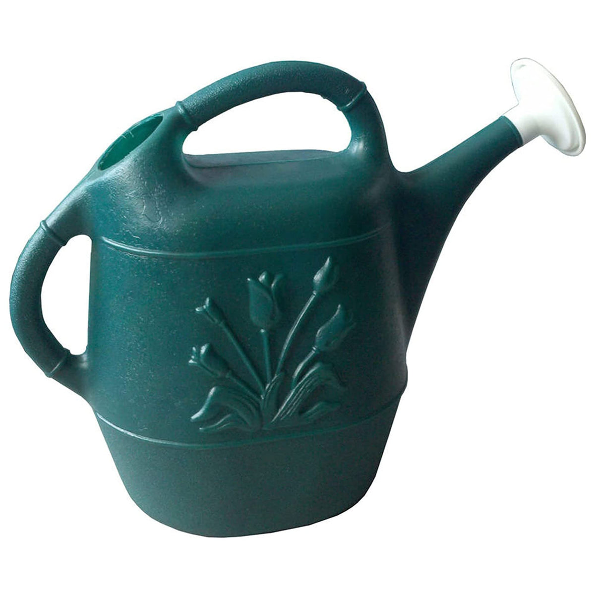 Union Products watering can front view with two handles for easy indoor and outdoor watering.
