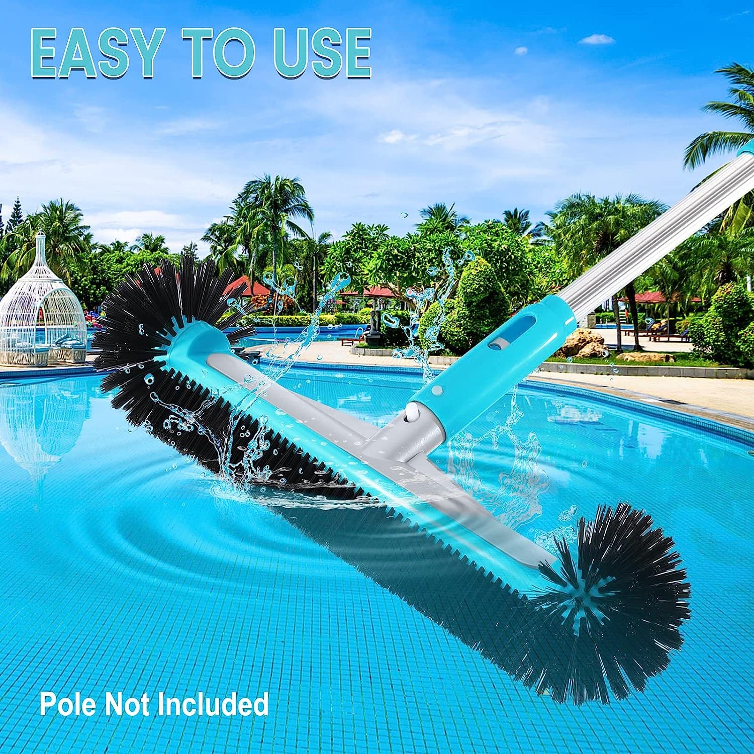 Unipool head ideal for walls, tiles, and floors.