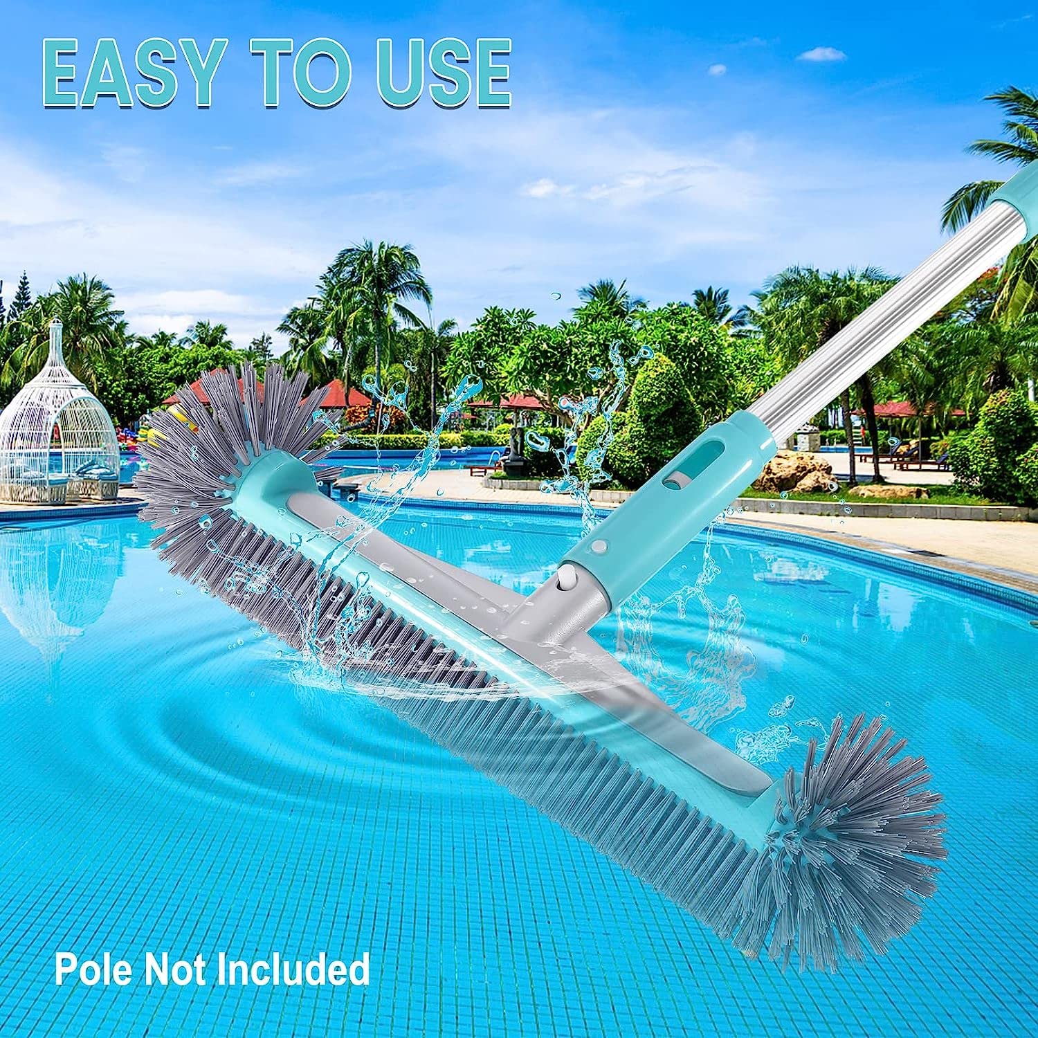 Unipool EZ Clips enable quick, tool-free pole attachment.
